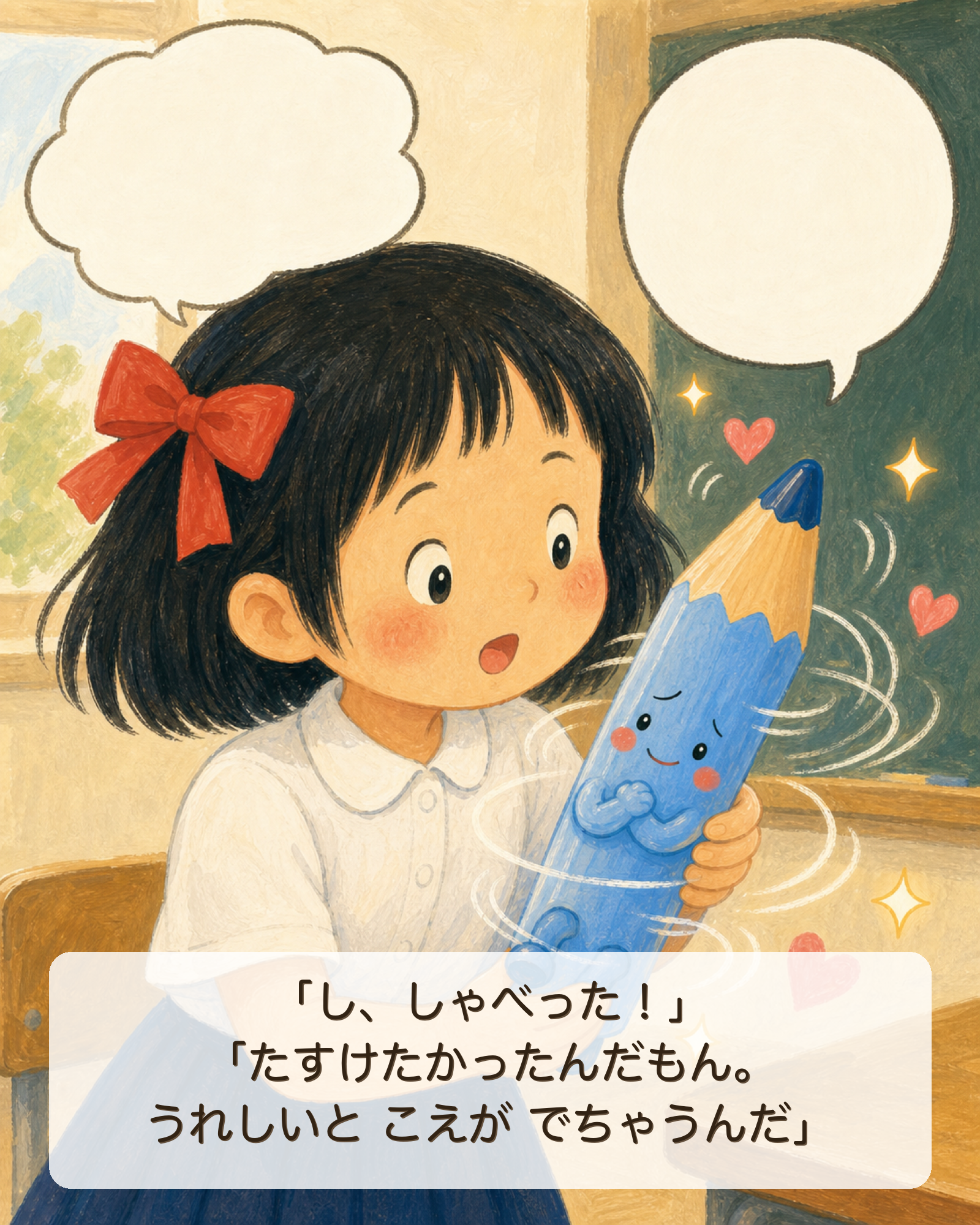 しゃべりすぎるえんぴつ 5ページ目