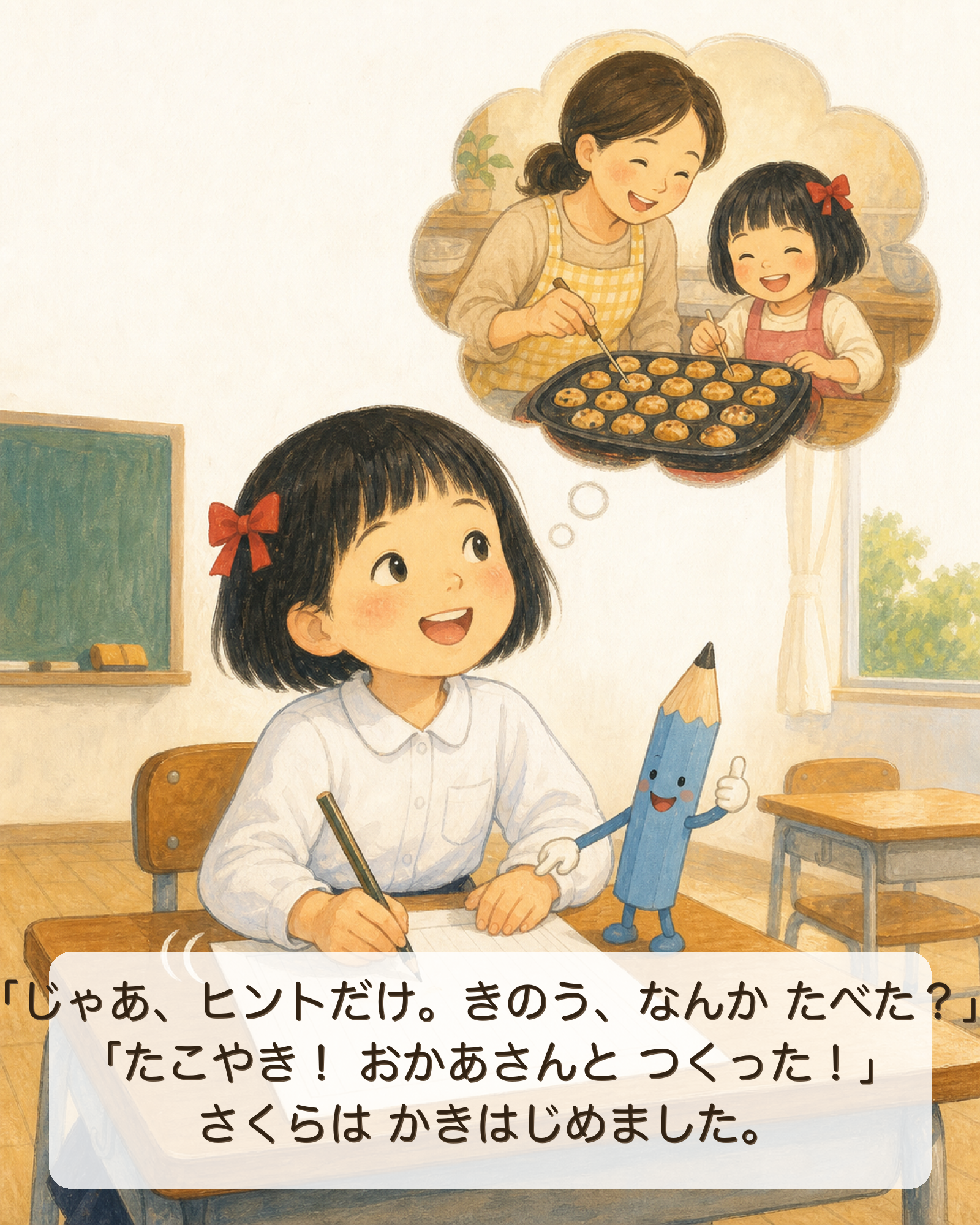しゃべりすぎるえんぴつ 7ページ目