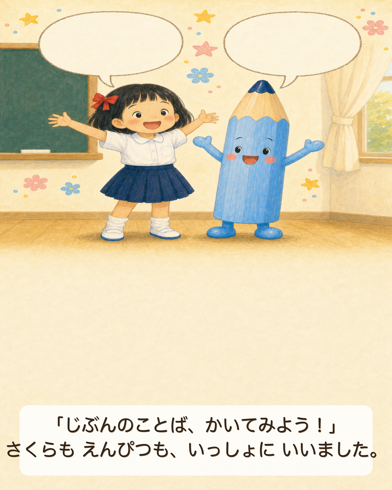 しゃべりすぎるえんぴつ 9ページ目
